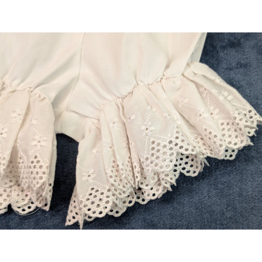 Chocolate Soup Girls Cotton Lace Bloomers White Size 4T - Picture 2 of 7